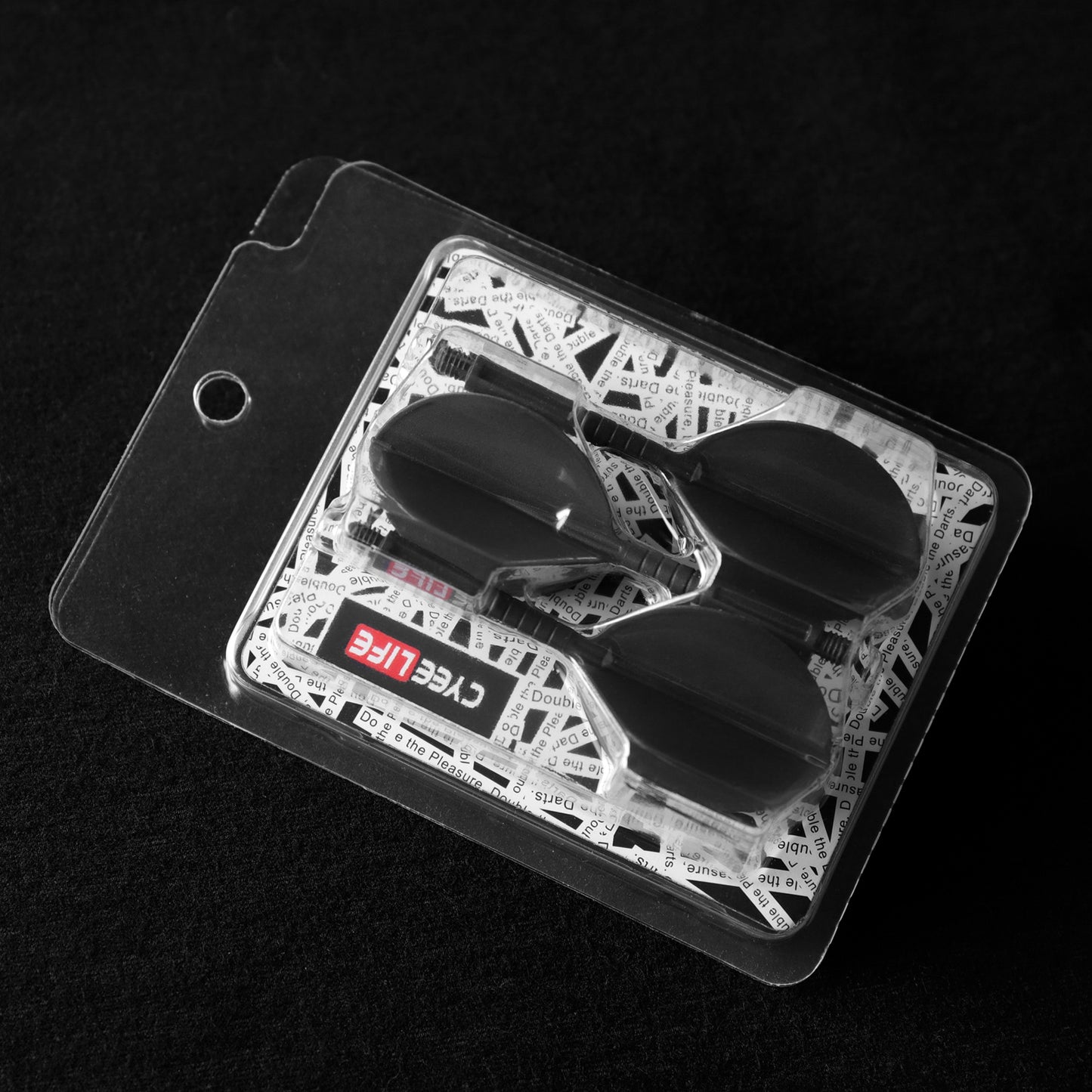 CF03C Plastic Integrated Dart shafts and Flights 3pcs 2BA(No.2)