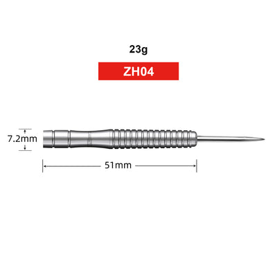 ZH04 3pcs 90% Professional Tungsten Steel Tip Darts Barrels 23g 2BA&2BA,No Accessories parts