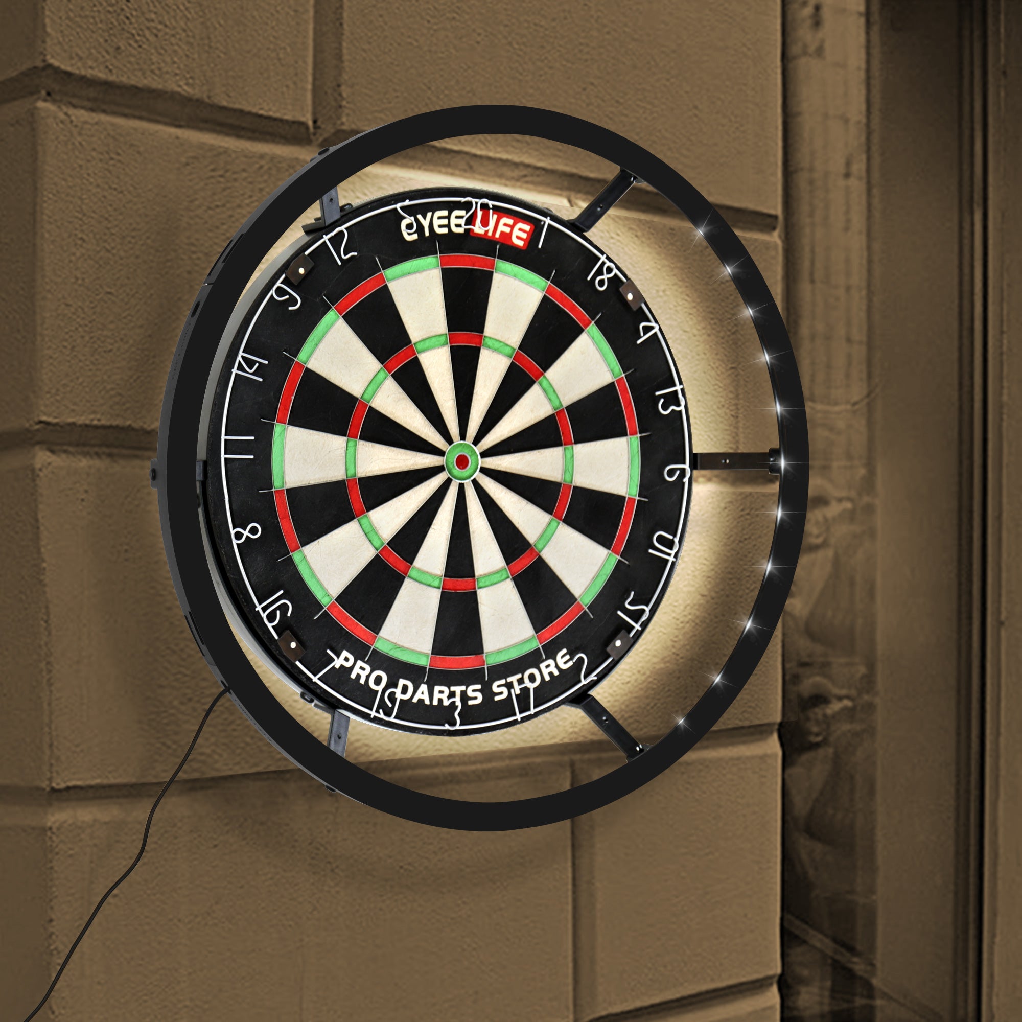 ZD08A Dartboard LED Lighting System for Steel Dart board 360 degrees ...