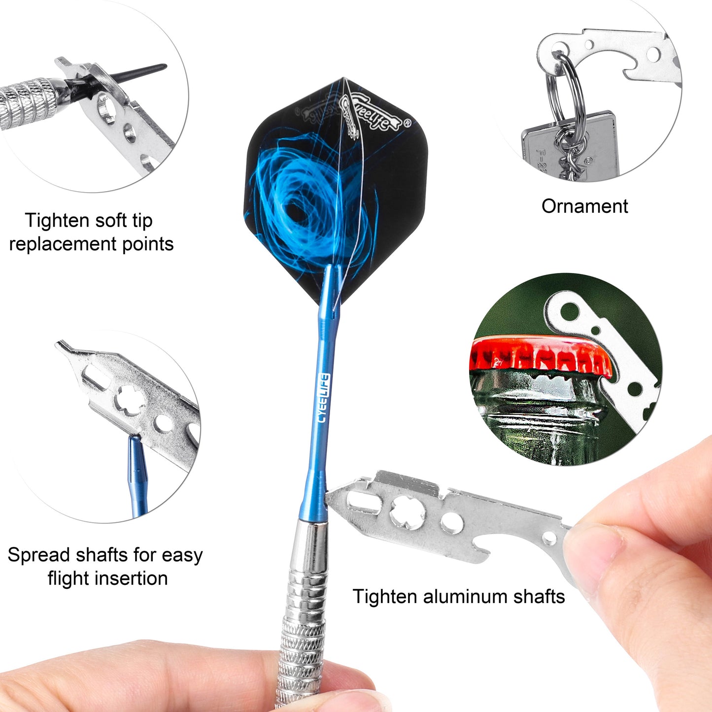 ZL04B outil de fléchette Simple 1 pièces