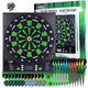 ZD01G Green Electronic dart board with Plastic darts