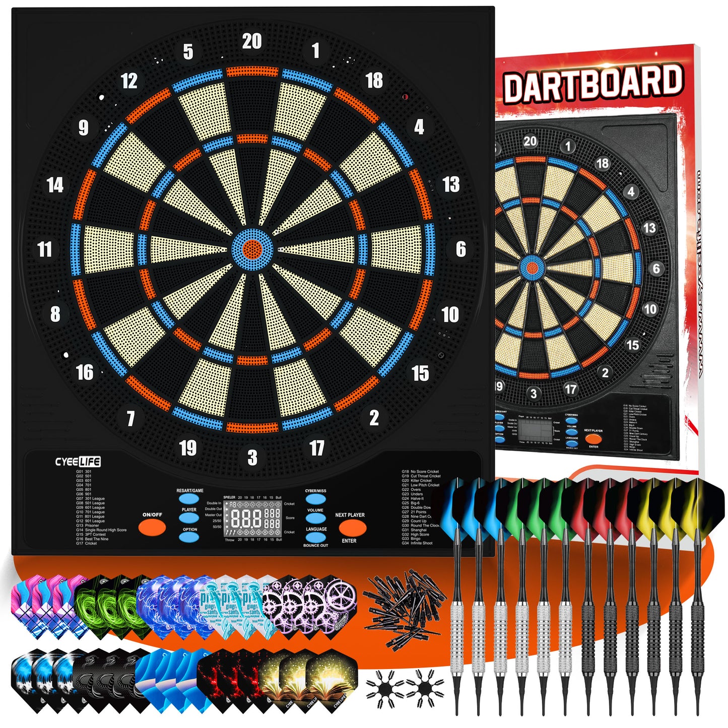 Dartboard Fixing Kit - Set de fixation de la cible  Darts & Billard Shop  BCE SA - Fléchettes, Billards, Baby-Foots, Garlando