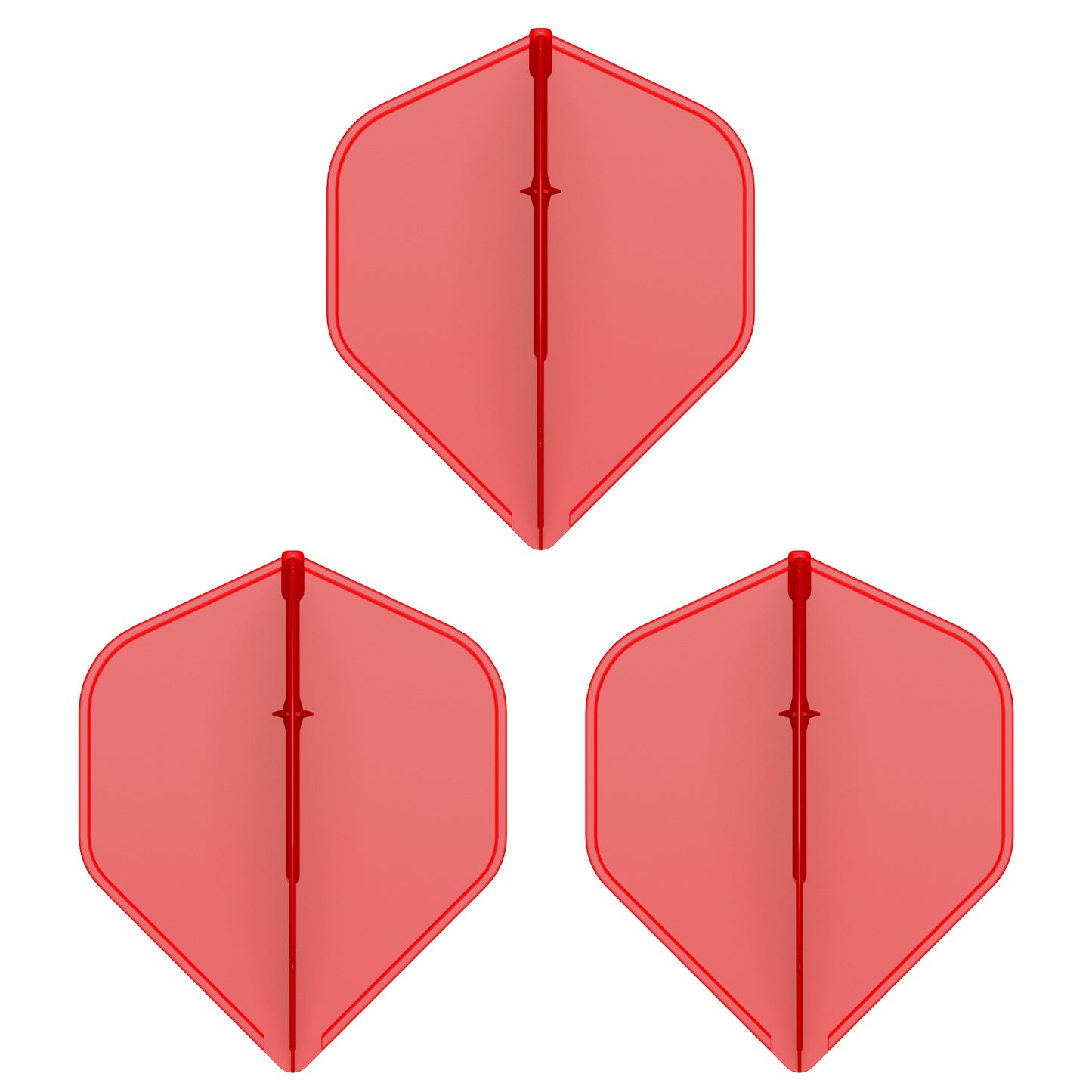 CF04 Molded Dart Flights Black/White/Blue/Red