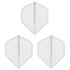 CF04 Molded Dart Flights Black/White/Blue/Red