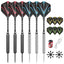 ZB01 -20G Steel Tip Dart Set, Metal Tip Darts with Aluminum Shafts,12 Extra Flights,Dart Tool, Dart Sharpener,Flights Protector,Dart Set