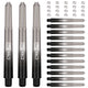ZS02B,15pcs Gradient PVC Dart shafts + 20pcs Metal Rings,35/41/48mm