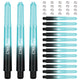 ZS02B,15pcs Gradient PVC Dart shafts + 20pcs Metal Rings,35/41/48mm