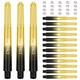 ZS02B,15pcs Gradient PVC Dart shafts + 20pcs Metal Rings,35/41/48mm