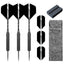 ZB01 -40g Steel Darts with case&Alu Shafts,Professional bar darts steel tip set （Dart Barrels 38g）