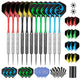 ZB01 -20g dart 12pcs Steel Tip Darts Set Nylon Shafts PET Flights Sharpener Home entertainment dart