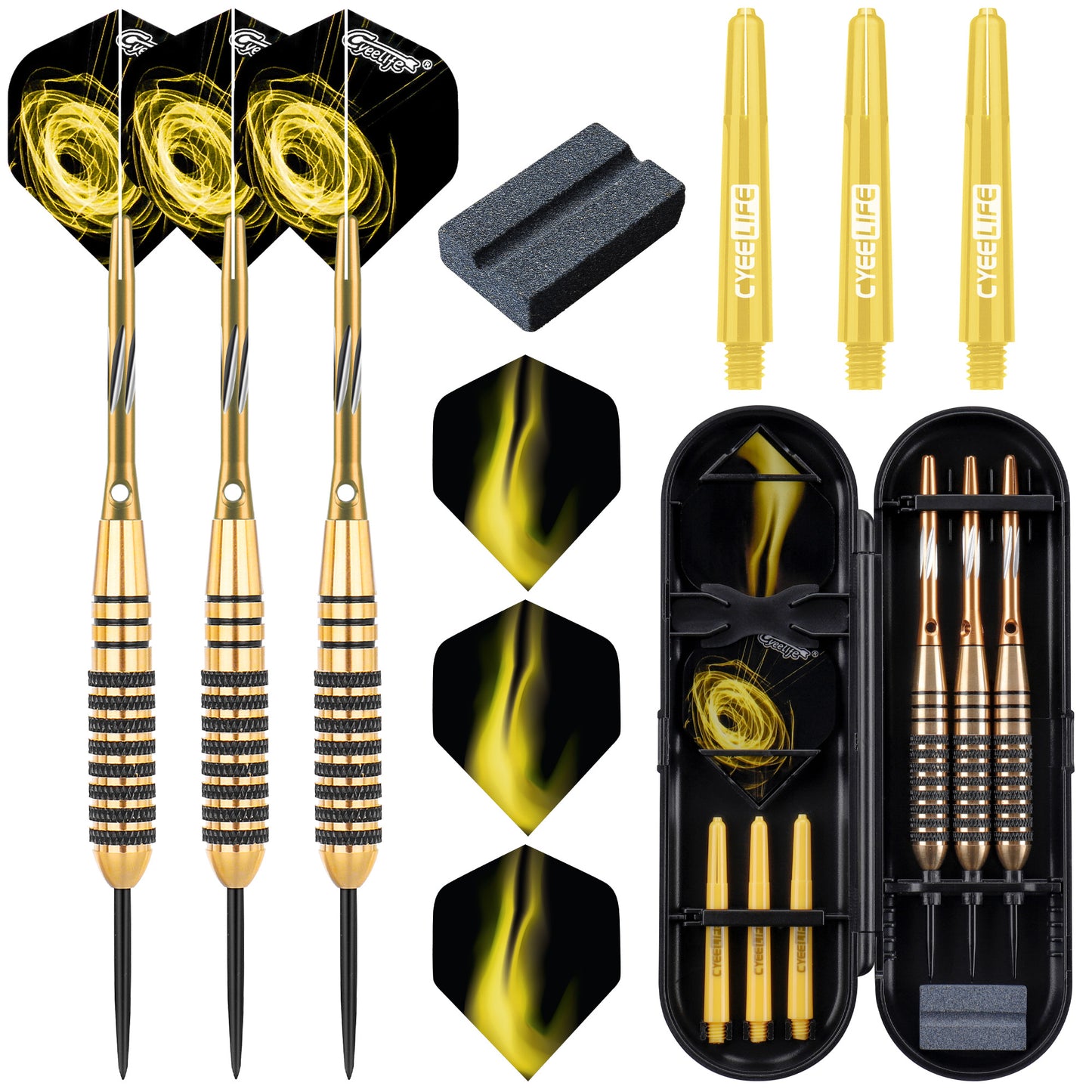 ZF05C Brass steel tip dart set with case 20g/24g