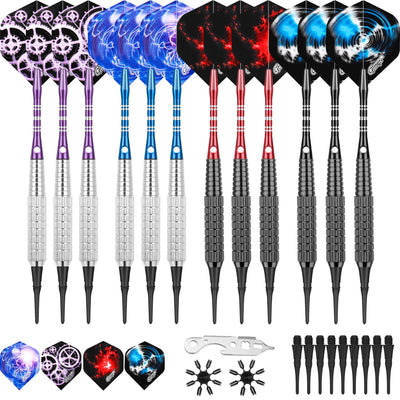 Soft Tip Darts 15g with extra accessories