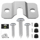 MageRabbit ZD06D Dartboard Bracket kit,Silver Wall Hanging board Fixing Kit,1 set