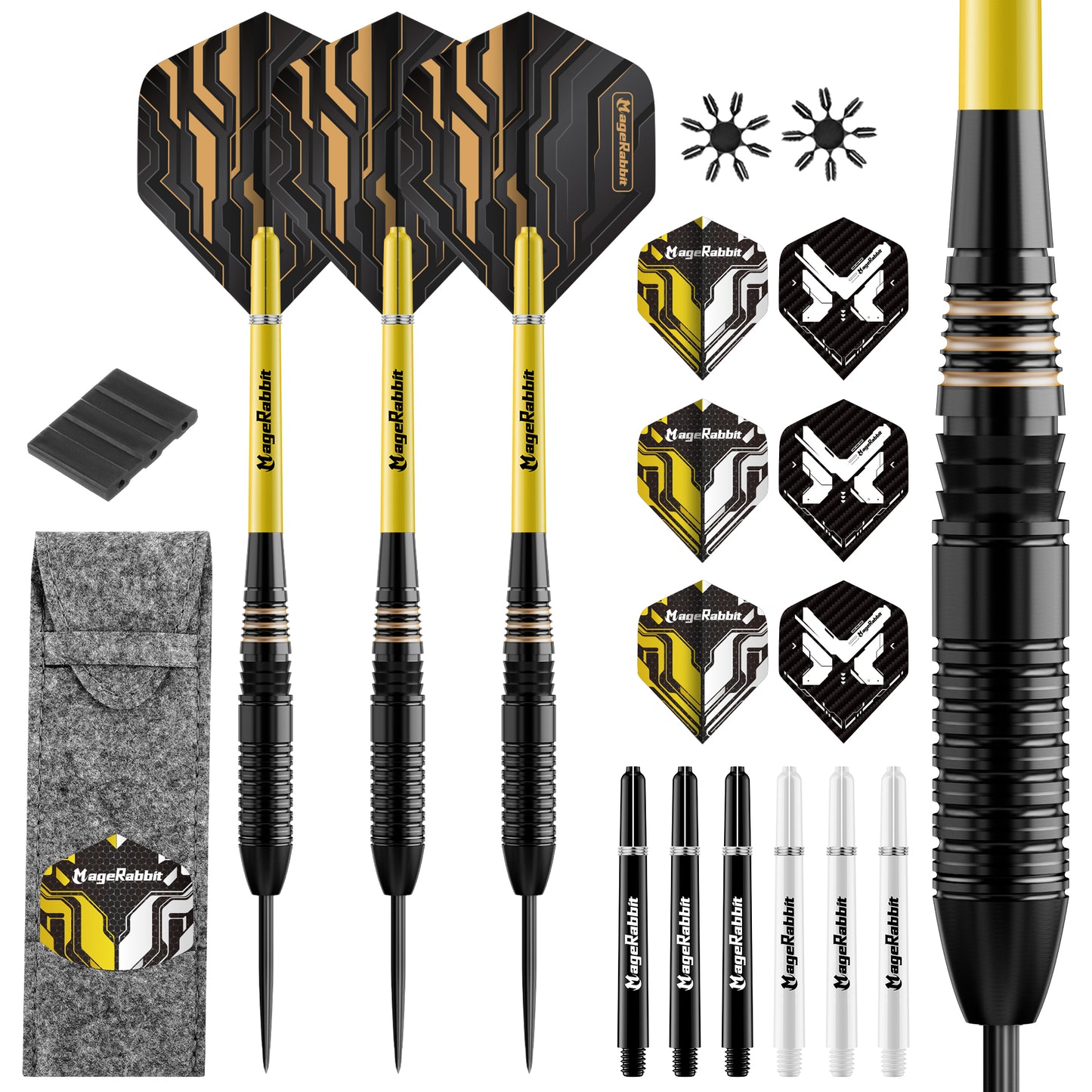 ZF06A MageRabbit 21g Brass steel tip darts set