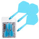 CF02A Plastic Integrated Dart shafts and Flights 3pcs 2BA, S/M/L