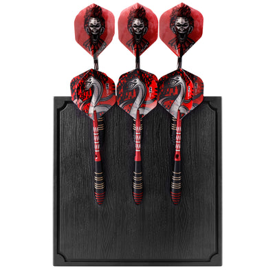 Darts Holder set with 6pcs Steel Brass Darts 26g and aluminium shafts