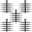 CL09 Plastic dart points 2BA with Straight Plastic Wrench