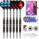 Brass steel tip darts set 24g
