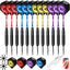 22g/28g Steel tip darts with 4 colors aluminum shafts