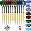 ZB01 -20g dart 12pcs Steel Tip Darts Set Nylon Shafts PET Flights Sharpener Home entertainment dart