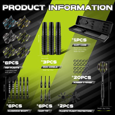 MageRabbit 18g Soft tip Darts Set