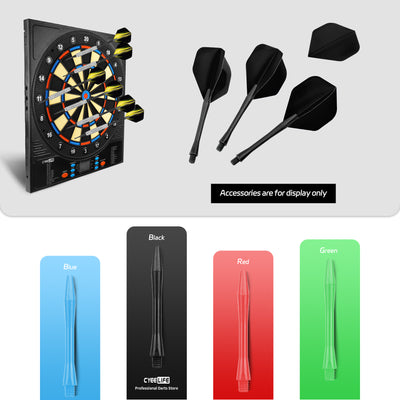 ZS03A,47mm Nylon Dart Shafts slim 15pcs+20pcs Metal o Rings