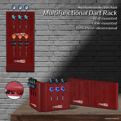 ZL13B PRO,Plastic Darts Stand&Holder Red,Assemblable and detachable