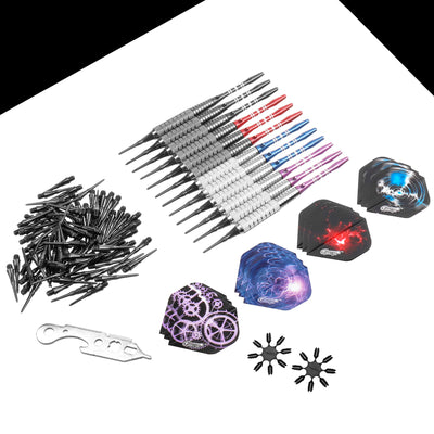 Soft Tip Darts 15g with extra accessories