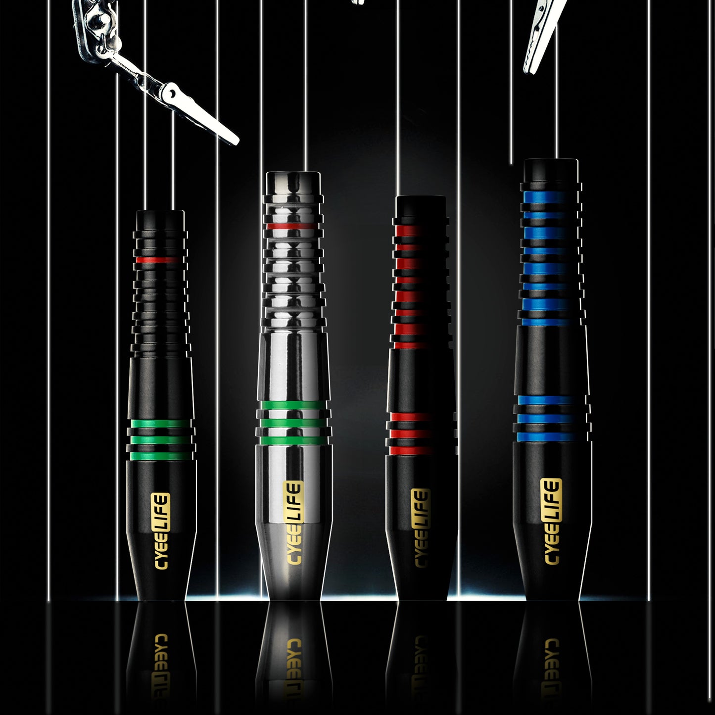 16g colorful brass soft darts set with Aluminium shafts,1 SET OF 12pcs
