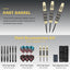 ZF05A Brass steel tip darts set 22g