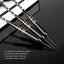 ZF08 26g Brass Steel Tip Darts Set of 3, 3 Aluminum + 3 PC Shafts, 6 PTE Flights
