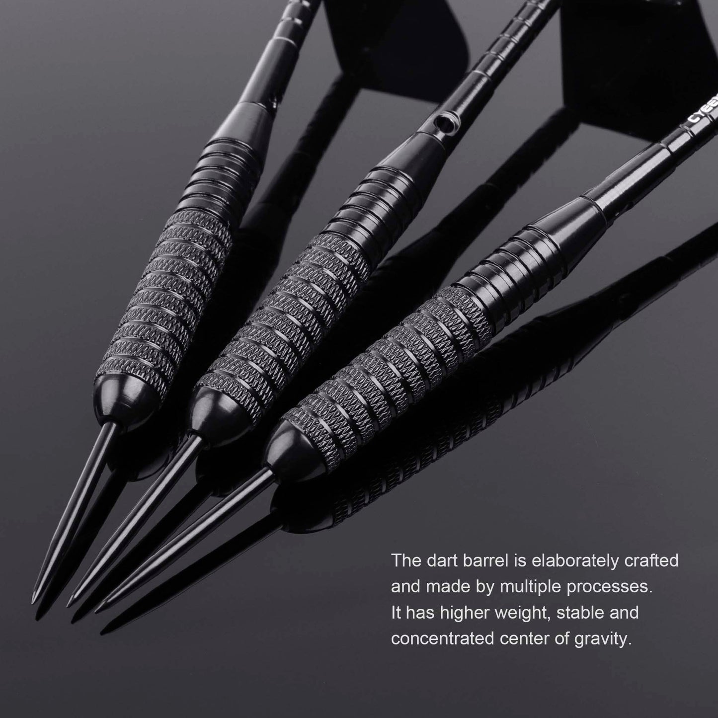 ZB02-23g Steel Darts with case&Alu Shafts,Professional bar darts steel tip set （Dart Barrels 20g）