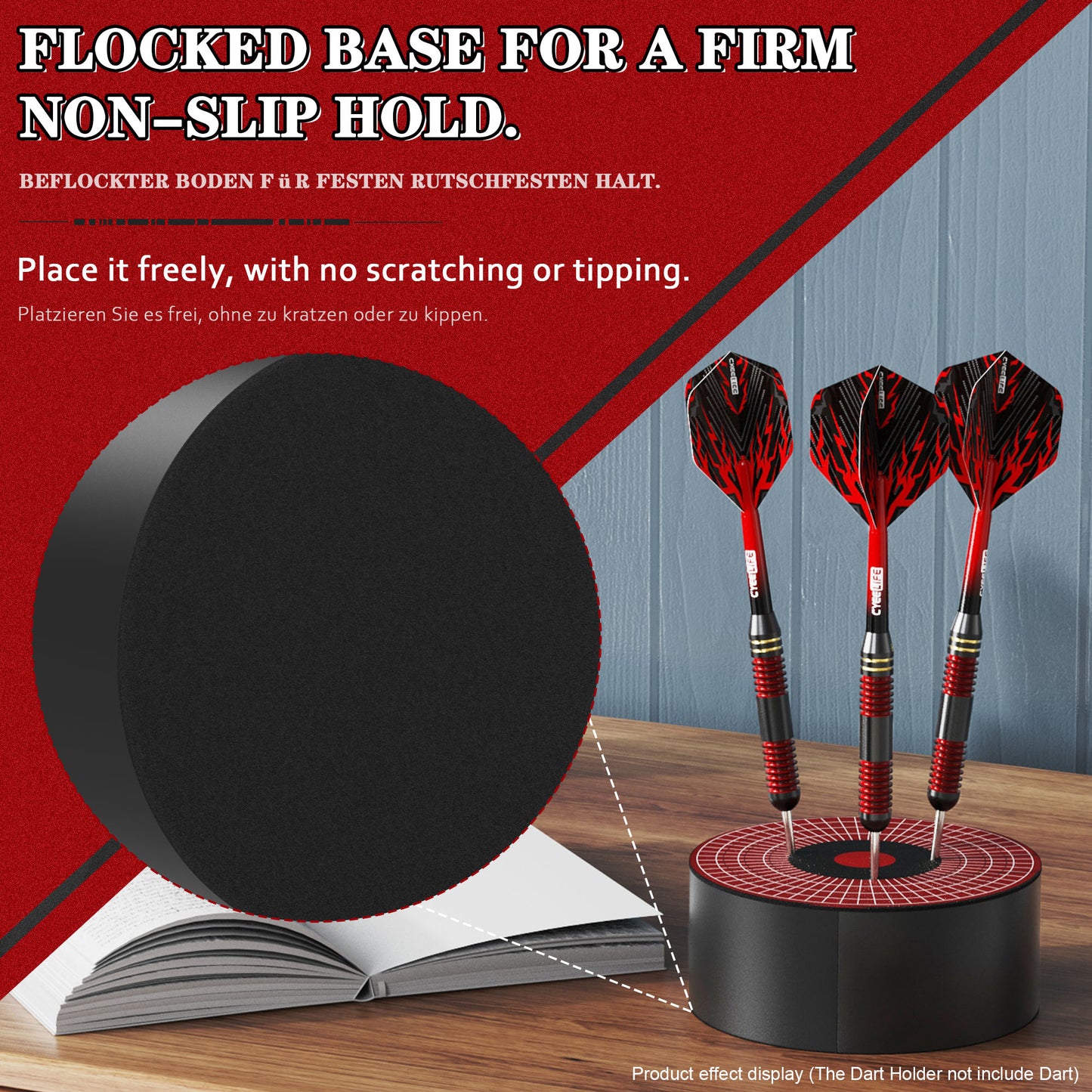 ZL13G Mini Sisal Dartboard(Not EVA) For Steel & Soft darts holder