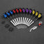 12 Pack Steel Tip Darts, Professional Metal Dart Set with 12 Premium Aluminum Shafts and 4 Style PET Flights and Sharpener,24Grams