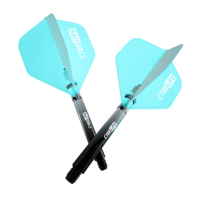 Gradient PC Dart shafts + Moulded Flight with metal o rings(not Integrated)