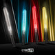 ZS02B,(S/M/L)15pcs PVC Gradient color Dart Shafts 35/41/48mm
