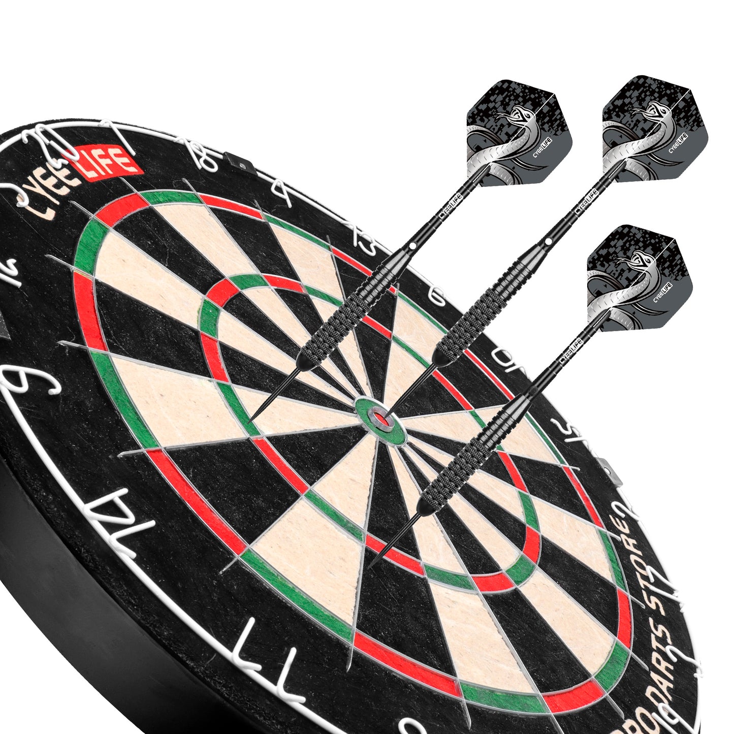 ZB02-23g Steel Darts with case&Alu Shafts,Professional bar darts steel tip set （Dart Barrels 20g）