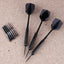 ZB02-steel pointed dart 30g  black 2BA thread professional competition dart aluminum shaft PET tail wing complete set of accessories