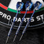 ZF02 24g Brass Steel Tip Darts Set of 3 with Case, 3 Aluminum + 3 PC Shafts, 6 PET Flights, 4 Colors
