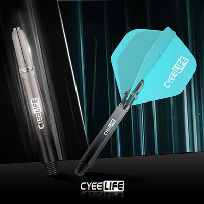 Gradient PC Dart shafts + Moulded Flight with metal o rings(not Integrated)