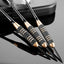 ZF05F 24g Brass Steel Tip Darts Set of 3 with Sharpener, 3 Aluminum + 3 PC Shafts, 6 PTE Flights