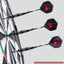 ZF10A 28g Brass Steel Tip Darts Set of 3, 3 Aluminum + 3 PC Shafts, 6 PTE Flights, Case & Sharpener, 163mm
