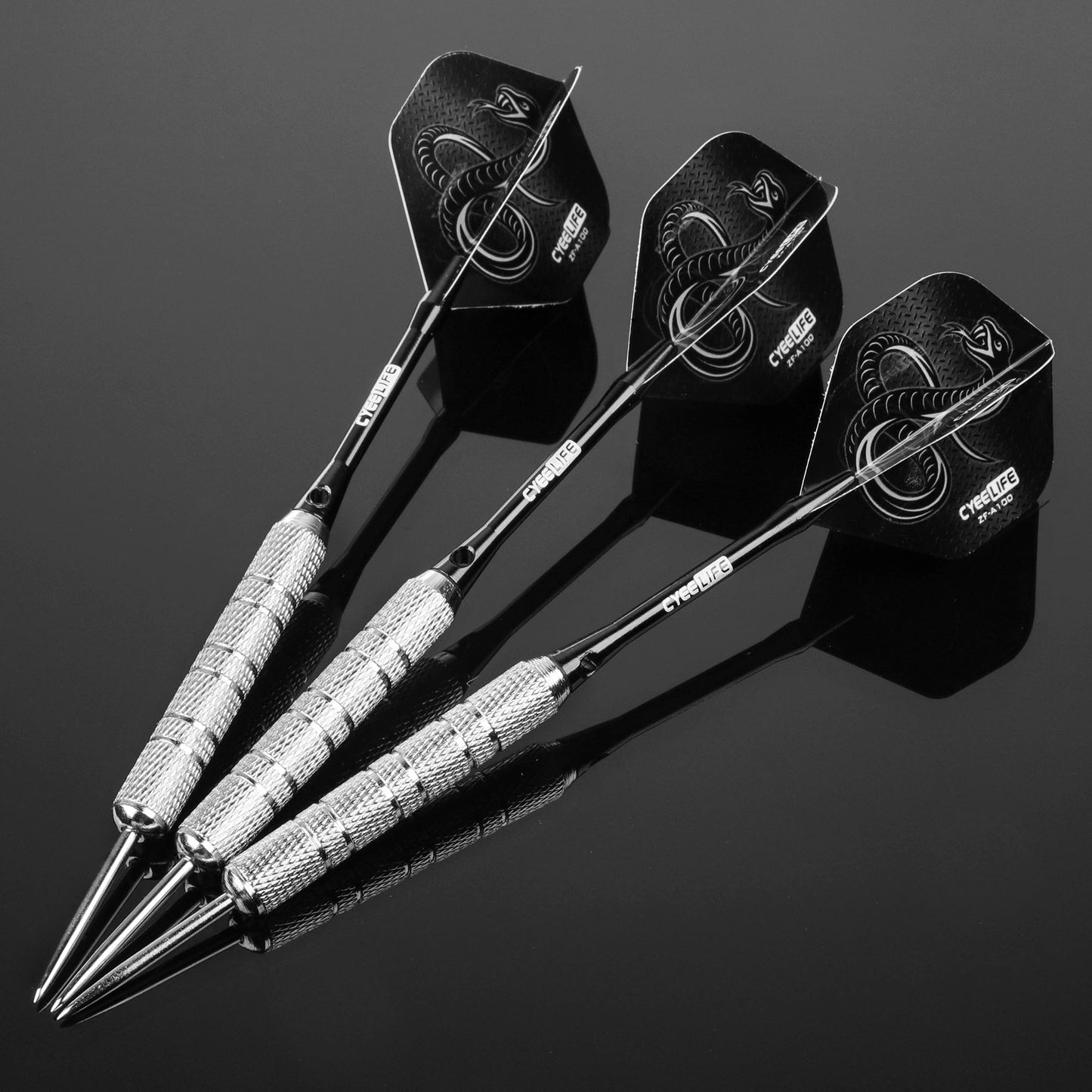 ZB01 Steel tip DARTS SET 20G with plastic dart case and Extra accessories