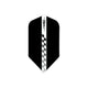 CyeeLife 15pcs PET Dart Flights Slim,white check 0.12mm thickness