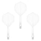 CF02B-1/4'(M6) Arbres et vols de fléchettes moulés en plastique 70mm 1 jeu de 3 pièces