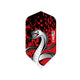 PET Dart Flights Slim 15pcs,Snake Designs 120 microns thickness