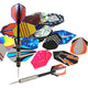 500pcs PET Dart Flights,low price promotion(Random style&thickness&shape)