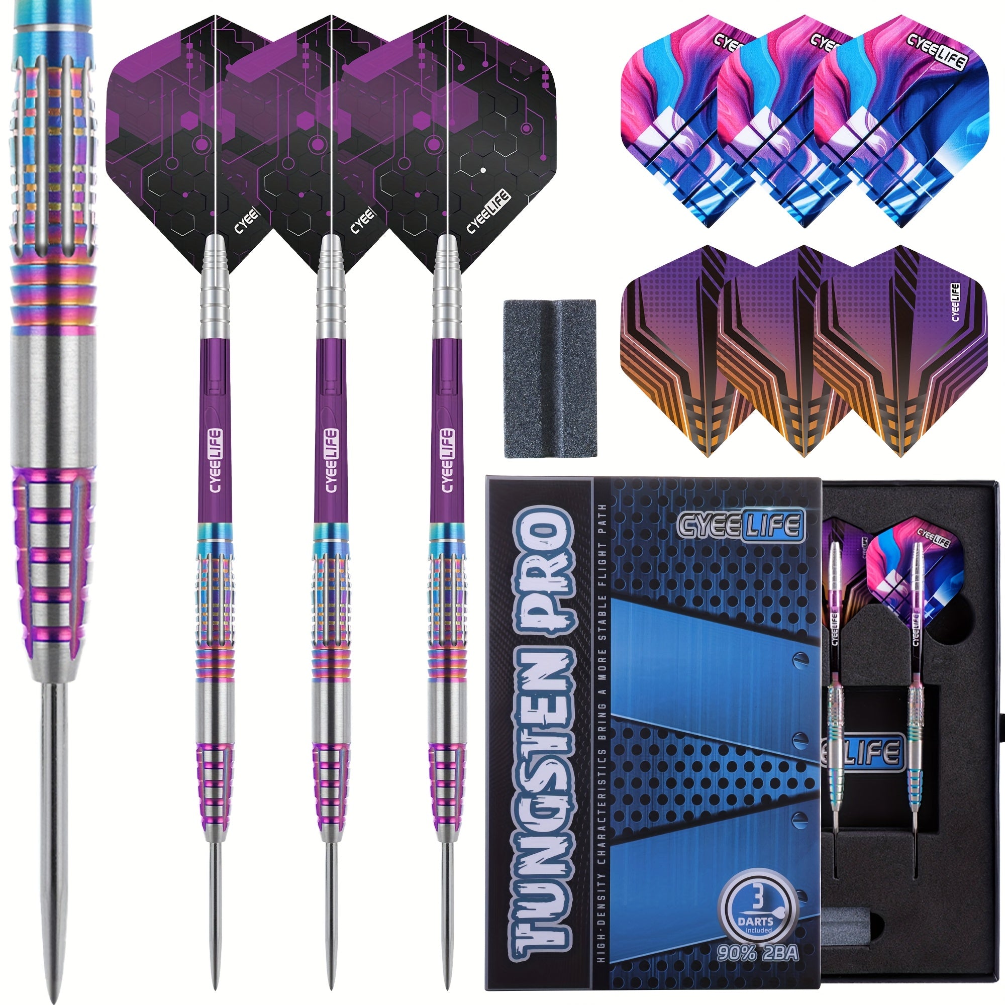 ZH11 23g 90% Professional Tungsten Steel Tip Darts Barrels 3pcs