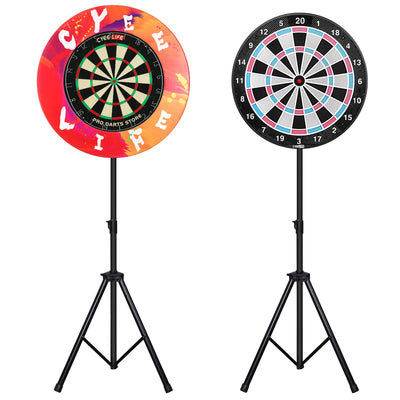 ZD04A Dartboard stand with carrying bag for steel and soft dart games
