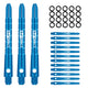 Arbres de fléchettes Pro en aluminium ZS01B, 15 pièces (5 jeux) + 20 joints toriques en caoutchouc 40/48mm (moyen/long), 5 couleurs
